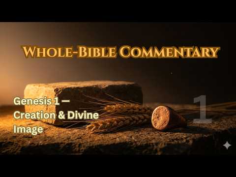 Genesis 1 Chapter Study: In the Beginning, God