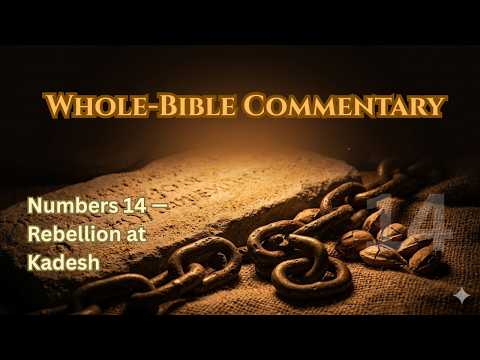 Numbers 14 Chapter Study — Judgment and Mercy