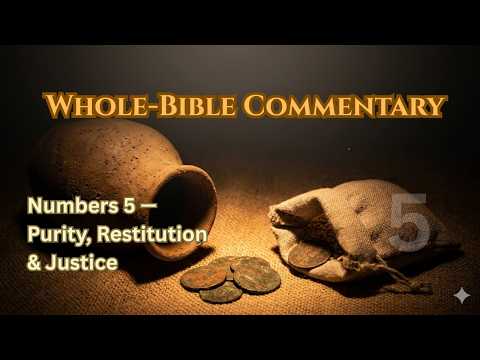 Numbers 5 Chapter Study: Purity, Restitution, Jealousy