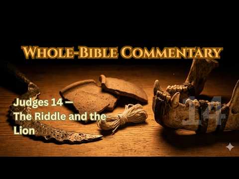 Judges 14 Chapter Study: Riddle, Power, and Consecration