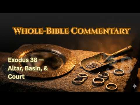 Exodus 38 Chapter Study: Altar, Basin, Courtyard